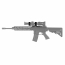 Кольца для прицела (WADSN) Tactical Top Rail extend 25.4mm-30mm (Black)