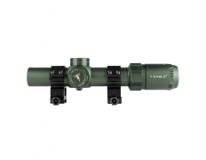 Прицел оптический (T-Eagle) Загонник 1.2-6x24 (с кольцами) Green