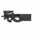 Страйкбольный пистолет-пулемёт (King Arms) P90 Tactical (BK)