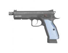 Страйкбольный пистолет (KJW) CZ Shadow 2 CO2 TBC (Blue Aluminum Grip Panels)