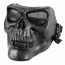 Маска (WoSport) V2 Skull (Round Hole Model) Black