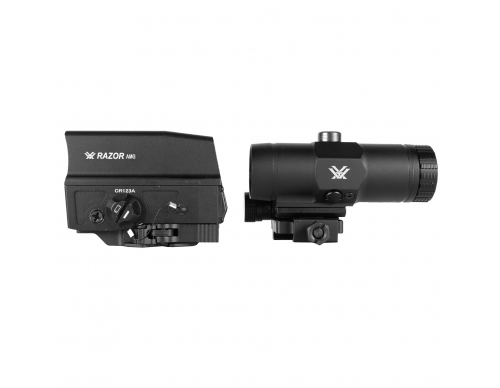 Прицел коллиматорный UH-1 Red Point + MAGNIFIER VMX (Black)