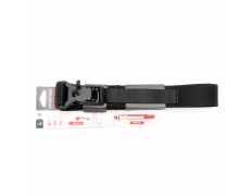Ремень брючный (ДОЛГ) Флекс до 90 см (Black) S