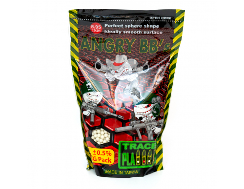 Шары ANGRY BBs 0,25 (4000 шт) ТРАССЕРНЫЕ AG-025TRG